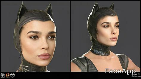 injustice 2 zoe kravitz as catwoman deepfakes by ...